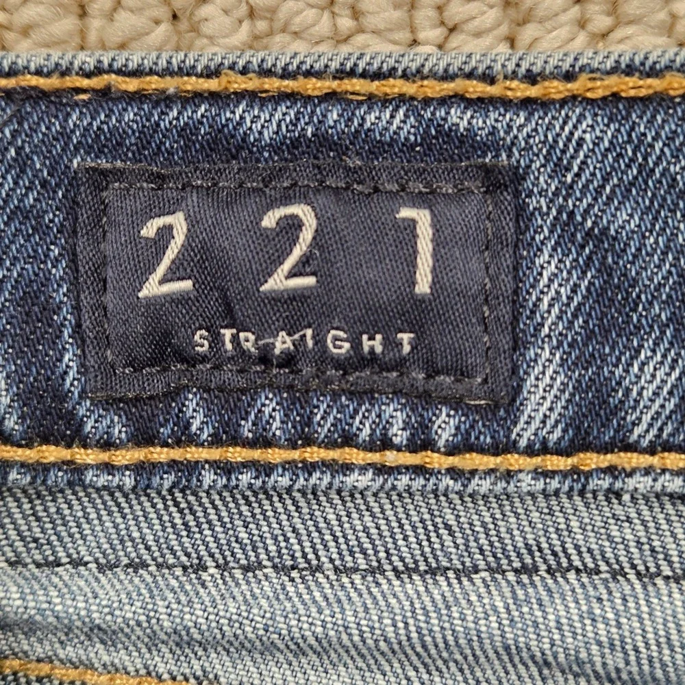 Lucky Brand 221‎ Straight Leg Blue Denim Jeans Mens 38x30